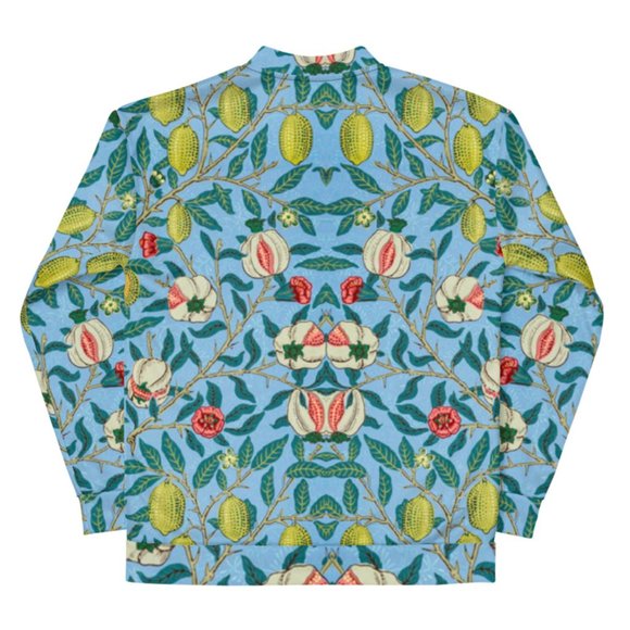 Four fruits pattern Unisex Bomber Jacket - Picture 5 of 10